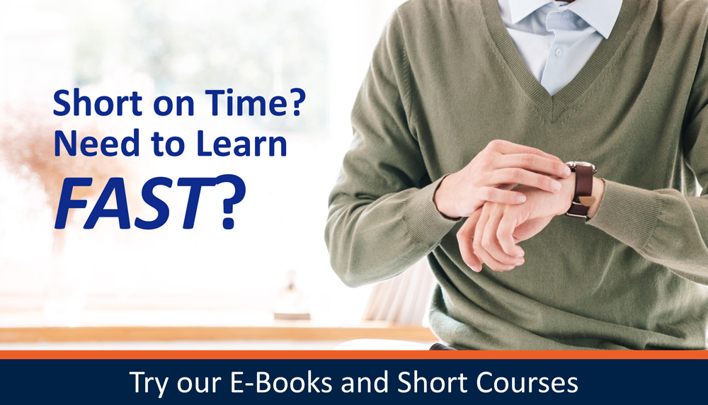 Try our e-books and short courses